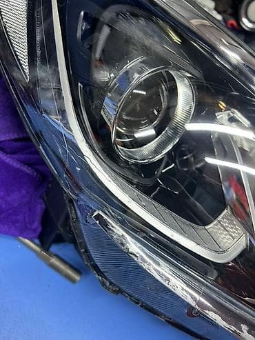 Детали ходовой части: Передняя левая фара Hyundai 2019 г., Б/у, Оригинал — 4