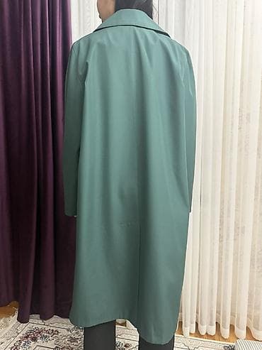 пальто женское: Пальто Elit Paucini, женское, миди, изумрудного цвета. Размер 52 - — 3