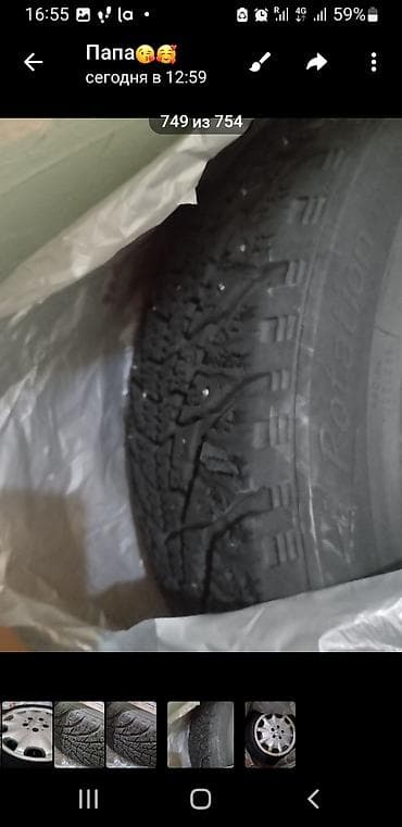 р16 на мерс: Колеса в сборе R 16, Зимняя шипованная, Комплект, Легковые, Литые, отверстий - 5 — 3