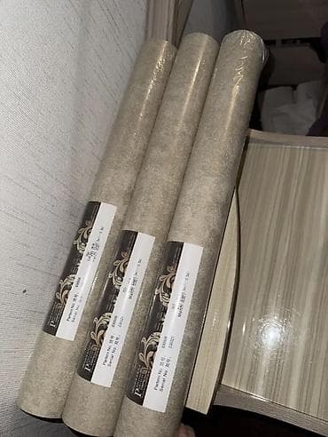 Обои: Страна производства: Китай, Вид принта: Без принта, цвет - Бежевый, Новые — 1