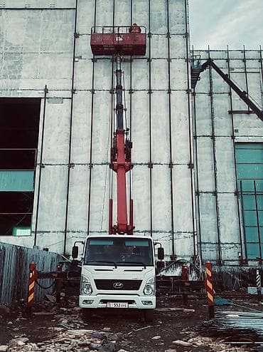 ремонт кму: Услуги автовышки, высота подъёма от 12м до 35м,люлька — 3
