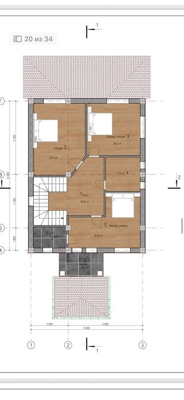 аренда частный дом без хозяина: Дом, 356 м², 6 комнат, Собственник, ПСО (под самоотделку) — 27