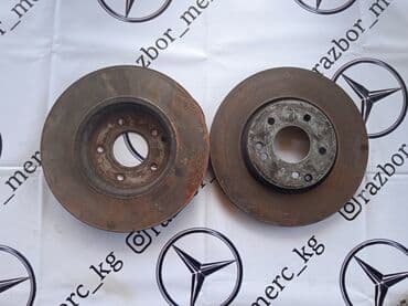 базарить: Комплект тормозных дисков Mercedes-Benz 2000 г., Б/у, Оригинал, Германия — 1