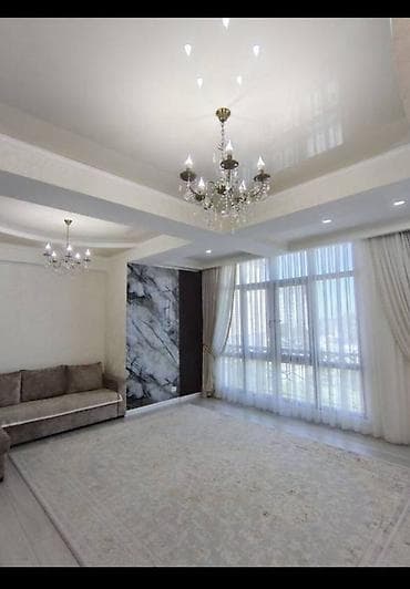 сдаю квартиры аламедин: 3 комнаты, 110 м², Элитка, 4 этаж — 6