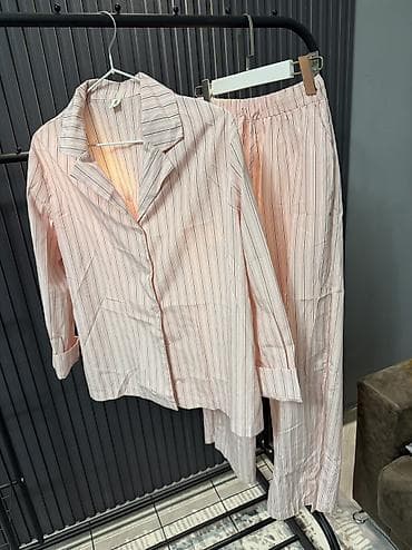 osiris d3: Женский комплект с принтом флора и фауна + кардиган 1) Пижамный — 1