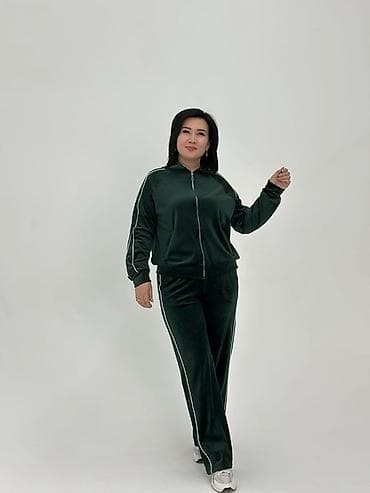 nike tech flece: ТОЛЬКО ОПТОМ !🔥 Велюровый спортивный костюм для женщин - Комплект из — 1