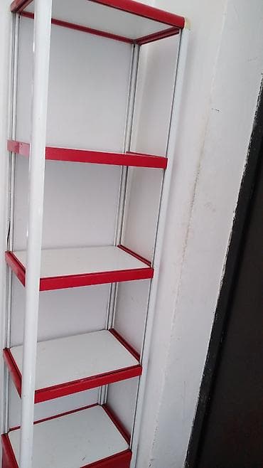 Офисные стеллажи: Офисный стеллаж, Железо, цвет - Белый — 1