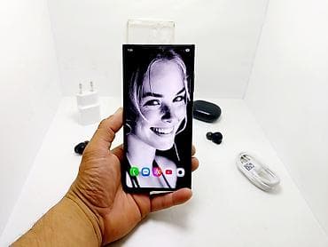 tab s5e: Samsung Galaxy S23 Ultra, Б/у, 256 ГБ, цвет - Зеленый, 1 SIM, 2 SIM, eSIM — 1