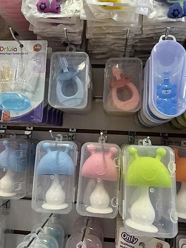 детская соска: Силиконовые прорезыватели для малышей Baby Teether - Мягкий пищевой — 7