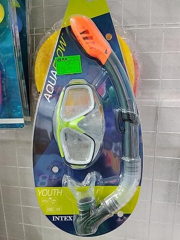 подводный: Набор для снорклинга Intex AquaFlow Youth (8+) - Комплектация: маска — 1