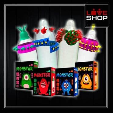 Презервативы MONSTER с усиками