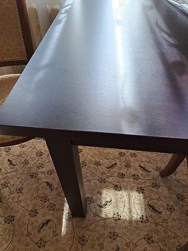 coffee table: Кухонный стол, Б/у, Прямоугольный, Раскладной — 2