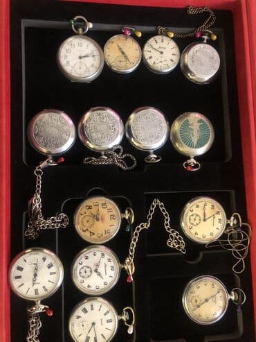 Китептер жана журналдар: Коллекция карманных часов (набор из нескольких экземпляров),все в — 1