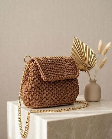 семейные одежды: Классическая сумка, Вязаная модель, Женские — 1