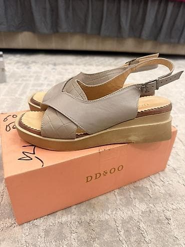 original: Босоножки, 36, Б/у, цвет - Бежевый — 4