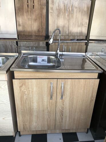 буу кухонный: КУХОННАЯ МОЙКА ОПТОМ И В РОЗНИЦУ есть 3 вида размера 50*80 4500сом — 1