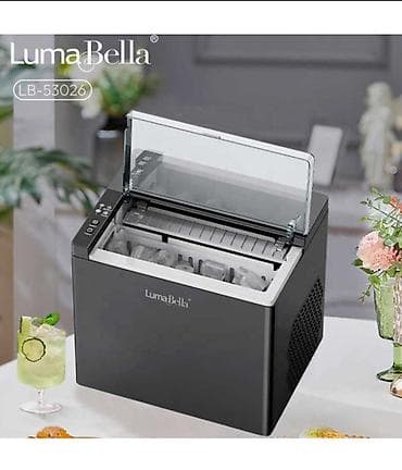Льдогенератор LumaBella LB‑53026 Компактный настольный льдогенератор at lalafo.kg Льдогенератор LumaBella LB‑53026 Компактный настольный льдогенератор