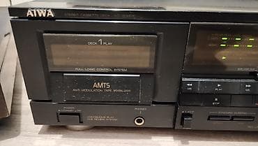 аудио переходник: 4 аппарата: 2х кассетный магнитофон Aiwa 616, очень редкая магнитола — 2