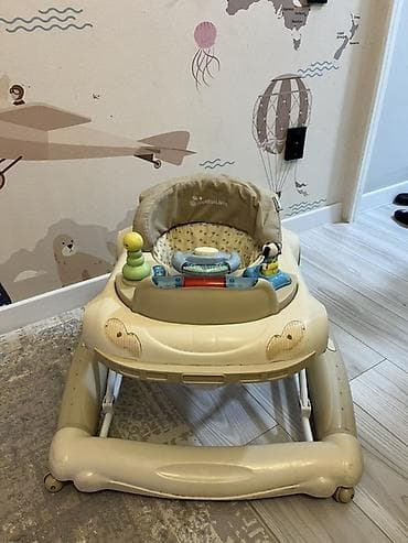 прозрачный: Ходунки Mamalove с игровой панелью - Конструкция «машинка» с широкой — 3