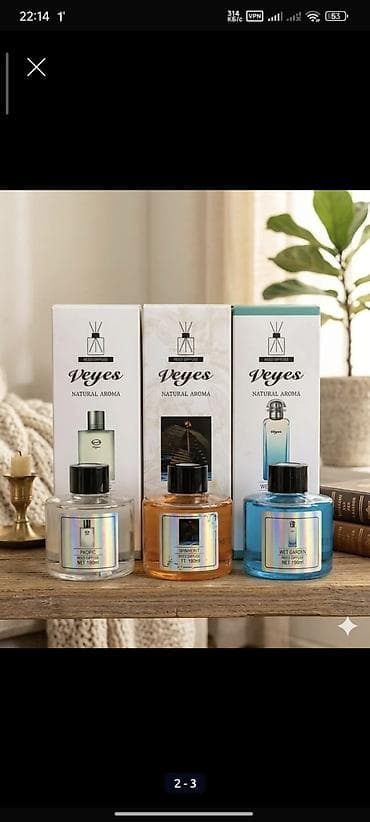 продавец парфюмерии: Аромадиффузоры Veyes Natural Aroma, 190 мл - Формат: тростниковый — 3