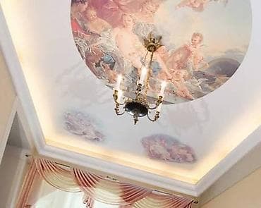a frame: Натяжной потолок Глянцевое, Матовое, 3D потолки Гарантия, Бесплатная консультация, Бесплатный замер — 8