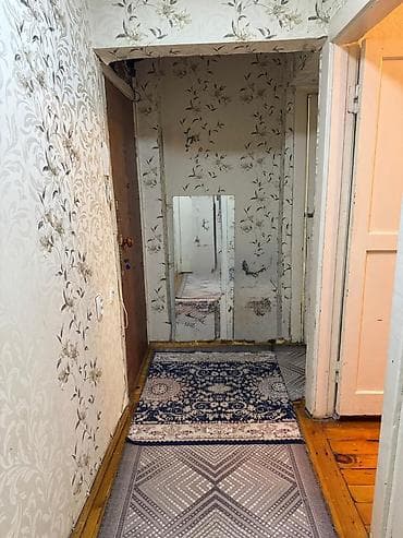 ысык куле: 2 бөлмө, 43 м², 104-серия, 1 кабат, Косметикалык ремонт — 4