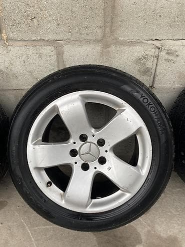 шины лето 16: Колеса в сборе R 16, Б/у, Комплект, Легковые, Литые, отверстий - 5 — 3