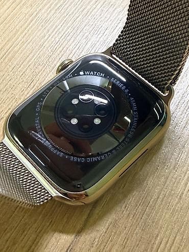 apple watch 3 nike: Apple Watch Series 8, 45 мм, корпус из нержавеющей стали цвета Gold — 2