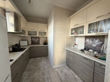 сдается квартира в районе аламедин 1: 3 комнаты, 78 м², 106 серия, 4 этаж, Евроремонт — 9