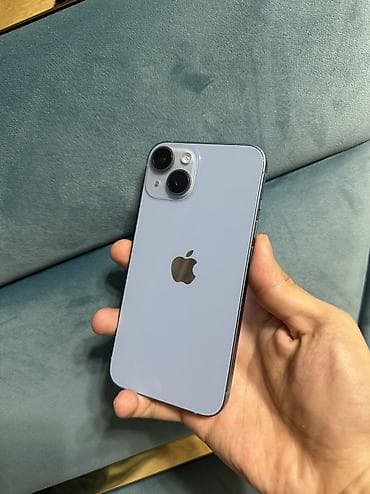 iphone rx: IPhone 14, Б/у, 128 ГБ, Синий, 89 % — 2