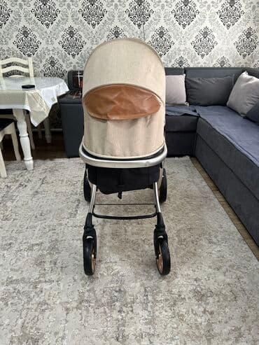 коляска детская цена бишкек: Коляска, цвет - Бежевый, Б/у — 3