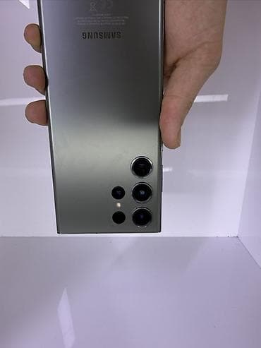 бушни телефон: Samsung Galaxy S23 Ultra, Б/у, 256 ГБ, цвет - Зеленый, В рассрочку, 1 SIM, 2 SIM, eSIM — 8