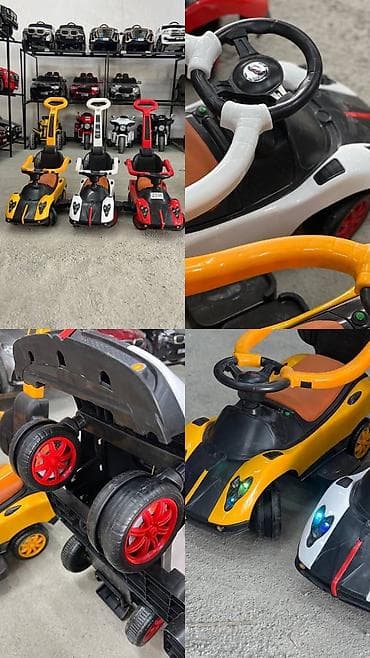 руль для детей в машину: Детская машинка-каталка с родительской ручкой - Формат — 1