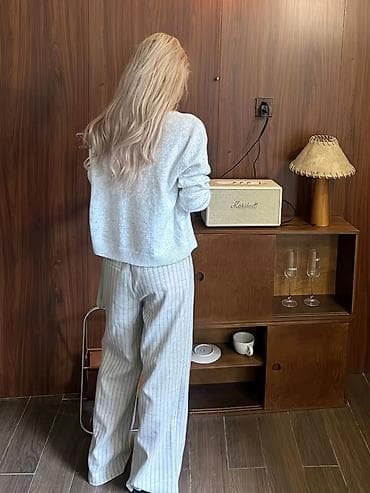 оптом джинсы: Брюки Широкие, Осень-весна, Новый, L — 2