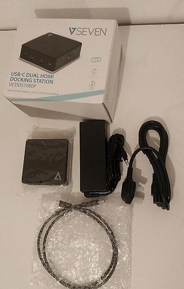 surface pro 7: Док-станция V7 USB‑C Dual HDMI (модель UCDDS1080P) Функции и — 2