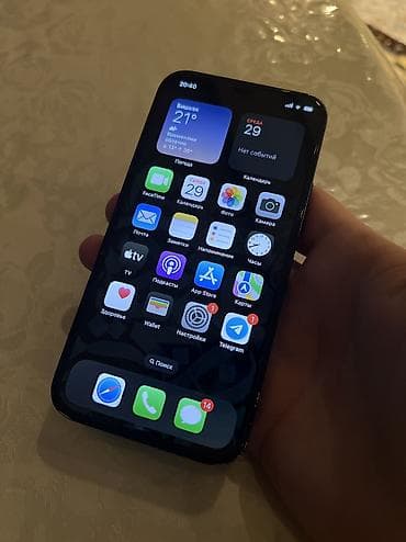 iphone se 2022 бу: IPhone 12, Б/у, 128 ГБ, Черный, Защитное стекло, 80 % — 3