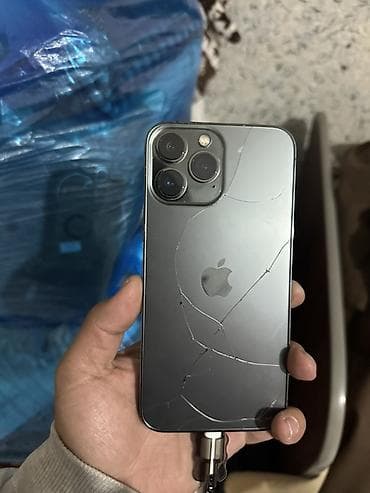 phone 6s: IPhone 13 Pro Max, 128 ГБ, Графит, Кабель, 76 % — 2