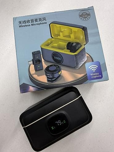 Беспроводная микрофонная система 2.4 ГГц для смартфонов/камер