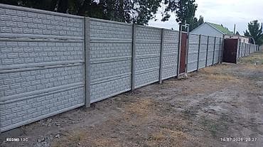 Бетонные еврозаборы: Бетонный еврозабор, Другой бренд, Односторонний, Новый, Оптом,Безналичный расчет — 6