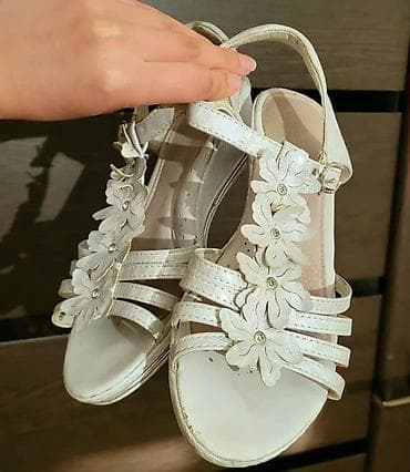 Личные вещи: Детские/подростковые сандалии на танкетке Детские нарядные сандалии - — 3