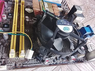 материнская плата 1156: Материнская плата для ПК, Б/у, Asus, LGA775, Micro-ATX — 2