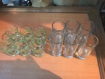 Стаканы: Рюмочки новые в упаковке, по 60 сом штука 24 и 18 штук — 2