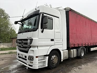 7a fe: Тягач, Mercedes-Benz, Тентованный — 3