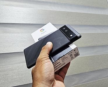 Google Pixel 6, Б/у, 128 ГБ, цвет - Черный, 1 SIM, 2 SIM at lalafo.kg Google Pixel 6, Б/у, 128 ГБ, цвет - Черный, 1 SIM, 2 SIM