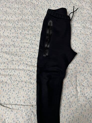 спортивное оборудование: Спортивные брюки Nike Tech Fleece, цвет черный. - Прямой крой с — 2