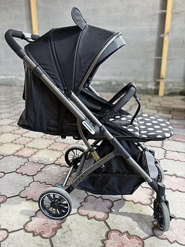 soft shell: Прогулочная коляска трость/компакт с капюшоном и ушками - Легкая — 2