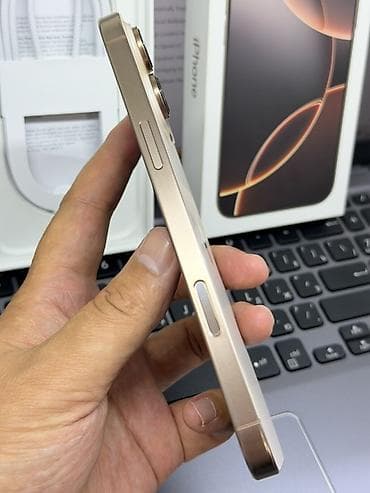 14 pro 256: IPhone 16 Pro Max, Б/у, 512 ГБ, Золотой, Коробка, 98 % — 8