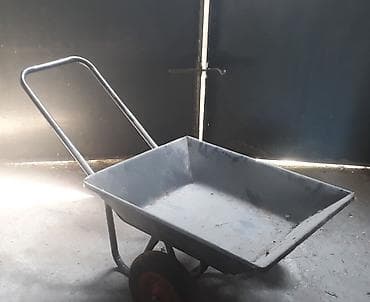 садовые тележки: Садово-строительная тачка и тележка, Стальная, Одноколесная — 2