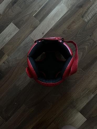 подошел: Шлем для единоборств Clinch, красный - Тип: тренировочный — 5