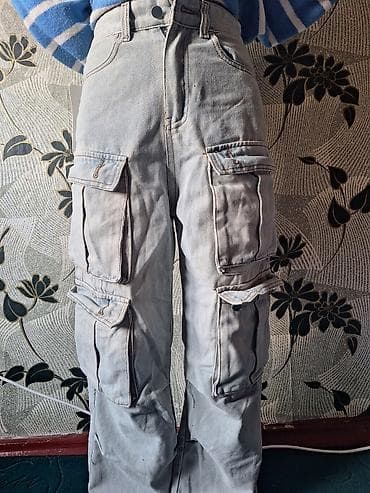 Брюки Карго, Осень-весна, Новый, S